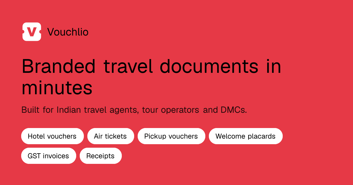 Hotel Voucher, Air Ticket & Invoice Software for Travel Agents | Vouchlio